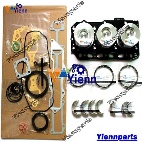 3TNB84 engine overhaul rebuild kit for Yanmar 3TNB84-RB 3TNB84-RBP 3TNB84-RE 3TNB84-REP 3TNB84-RA diesel engine rebuild kit