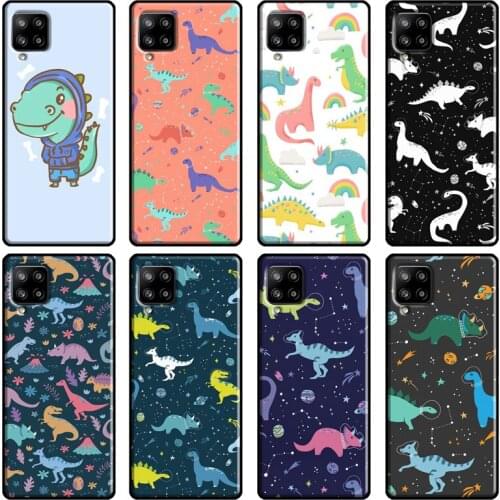 Cute Dinosaur Baby Fashion Phone Case For Samsung Galaxy A51 A70 A71 A72 A52 A41 A31 A02S A12 A21S A20e A10 A40 A50