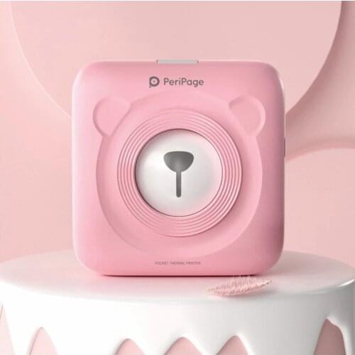 New Arrival Peripage Thermal Photo Printer Mini Bluetooth For Photo Sticker Receipt Print Android & iOS Inkless Label Printer