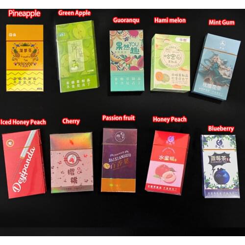 New taste apple cherry Fruit Flavor tea smoke mixed flavour men and women health cigarettes do not contain nicotine and tobacco