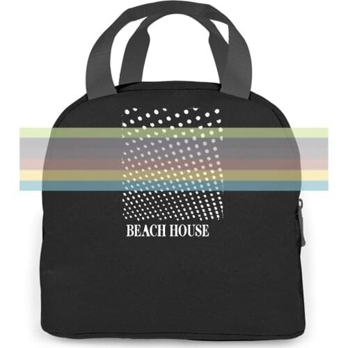 Beach House Indie Rock Victoria Legrand & Alex Scally M L 2-3 New - women men Portable insulated lunch bag adult