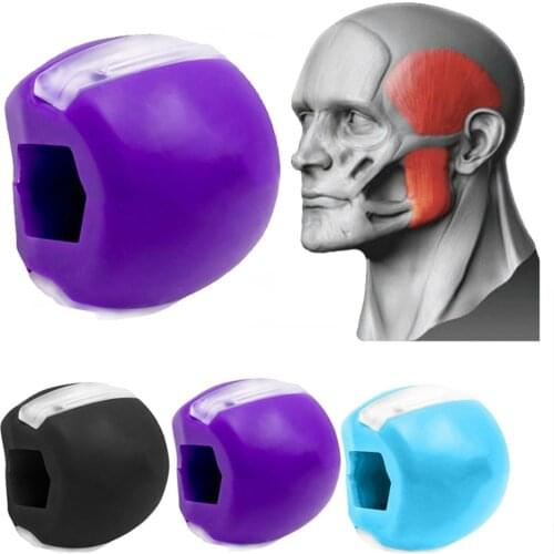 JawLine Exercise Ball Food-grade Silica Gel Facial Muscle Training Fitness Ball jaw,face,neck exerciser Jaw Muscle Training ball