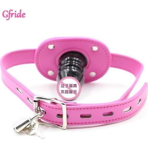 Open Mouth Gag Bite Silicone Penis Plug Dildo Fetish Bondage Sex Toys BDSM Slave Products for Woman Adult Game