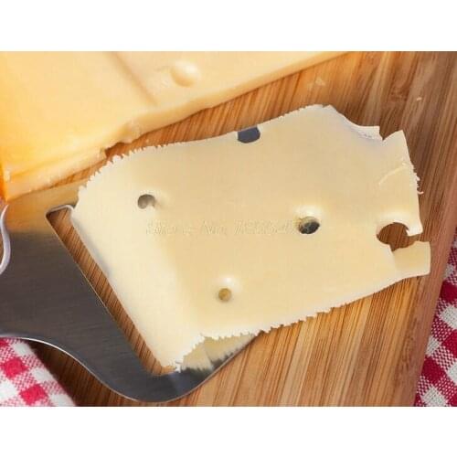 200Pcs Stainless Steel Cheese Plane Slicer Cheese Butter Grater Cutter Cheese Cake tool For Cooking Kitchen Tools Silver Color