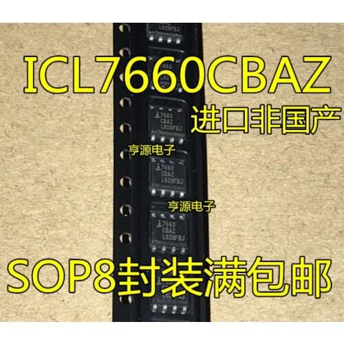 10pieces ICL7660CBAZ ICL7660CBA ICL7660 ICL7660AIBAZ ICL7660CSA