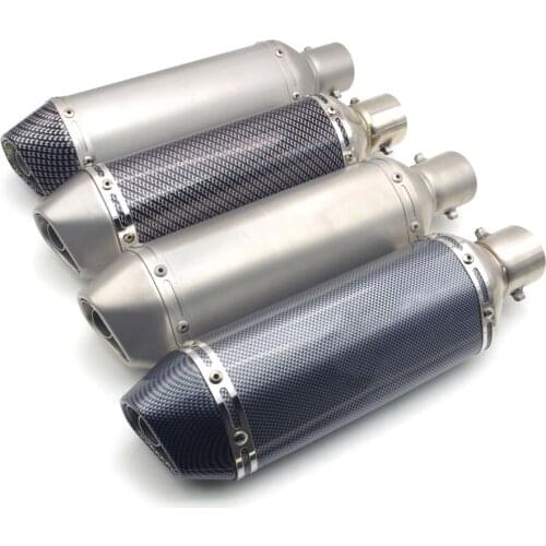 51mm Inlet Universal motorcycle exhaust Pipe scape moto with DB killer Inside FOR Suzuki gsxr 600 k7 gsr600 bandit 650 gw250