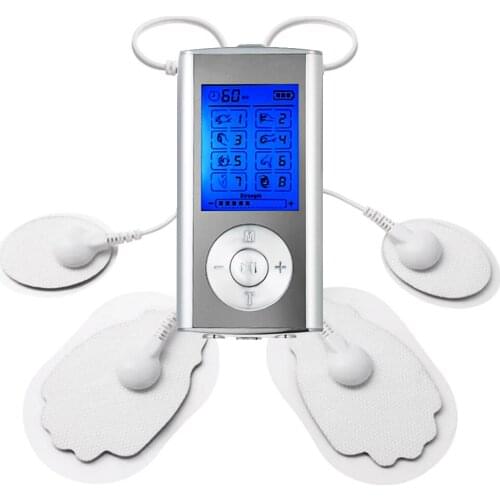 EMS Body Electrical Muscle Stimulator Tens Acupuncture Slimming Massager 4 Pads Digital Therapy for Back Neck Foot Health Care