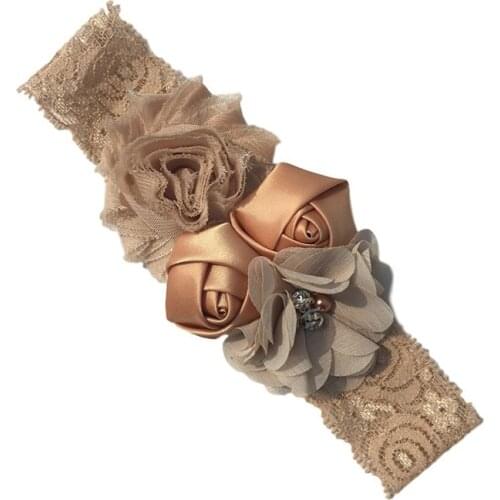 Lace Baby Headband Chic Lace Flower Princess Girls Newborn Infant Toddler Headwear Hair Bow Headdress Children Hair Accessories