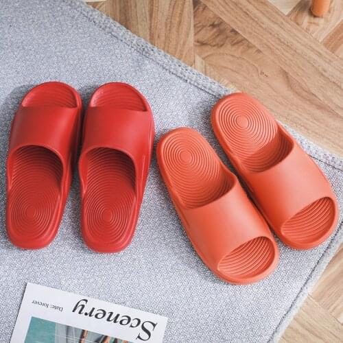 Summer Home Slippers Solid Color Super Soft Sole Womens Indoor Outdoor Footwear Men Flats Slides Ladies Slipper Bath Zapatos