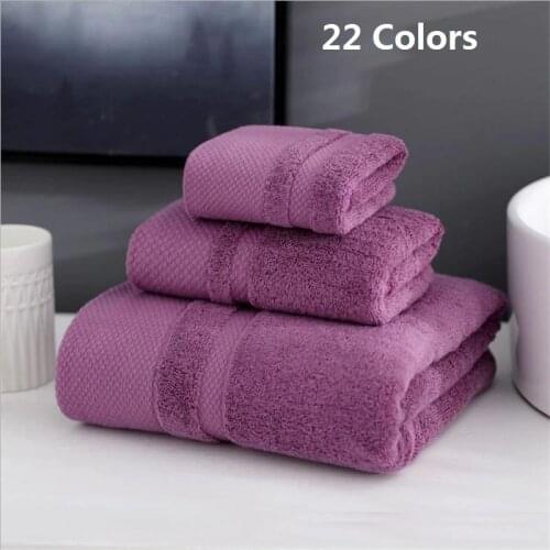 Soft Absorbent Cotton Towel Bath Towel Set Bath Towel 140x70cm Hand Towel 35x75cm High Quality Luxury Adults Bathroom Towel