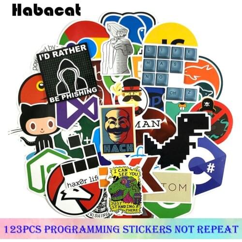 150Pcs/Pack Programming Stickers Geek Stickers Java Hacker For Motorcycle Skateboard Luggage Laptop Bicycle Pegatinas For Toy