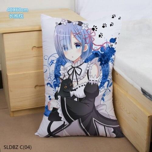 Anime re zero kara hajimeru isekai seikatsu Rem Throw Pillow Case Cover 2sides printed pillow case 40x60cm