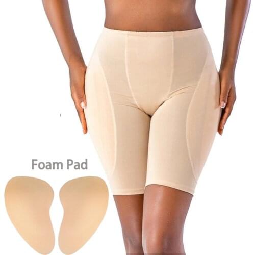 Large-size Fake Butt with Sponge Hip Pad Prosthesis seamless Body Buttocks Pants for Abdomen Hips Shemale Plump hips ass enhance