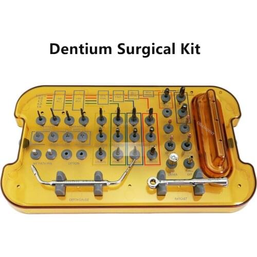 Dental Dentium Surgical Kit UXIF SuperLine & Implantium Surgery Instrument Tools Kit