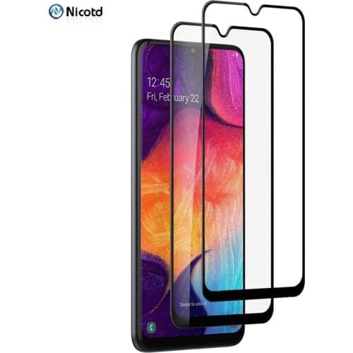 2Pcs/Lot Tempered Glass on For Samsung Galaxy A50 Protective Glass For Samsung A50s Screen Protector Film For Galaxy A51 A5 2017