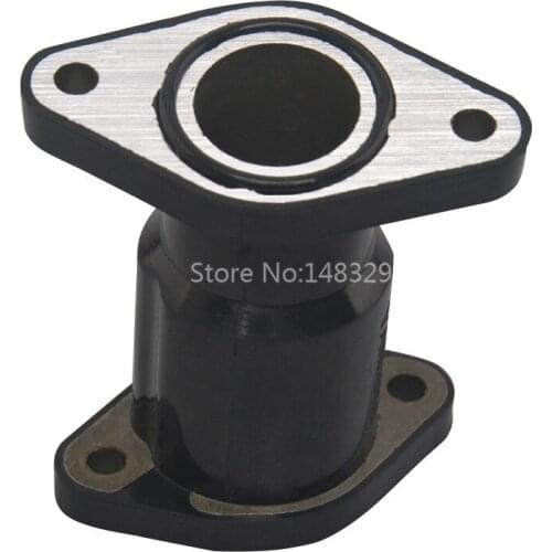 1 X Black Rubber Intake Manifold Carburetor Boot Fits For Yamaha Breeze 125 YFA1 89-04 Grizzly 125 YFM125 03-13