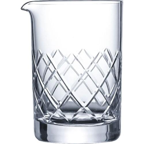 600ml Diamond Pattern Japanese Style Crystal Cocktail Mixing Glass