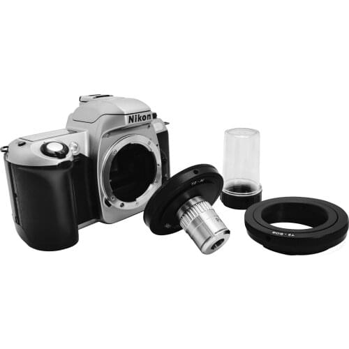 AmScope Adapter Set - Canon & Nikon Cameras to AmScope RMS objective Macro Photography Recommendation