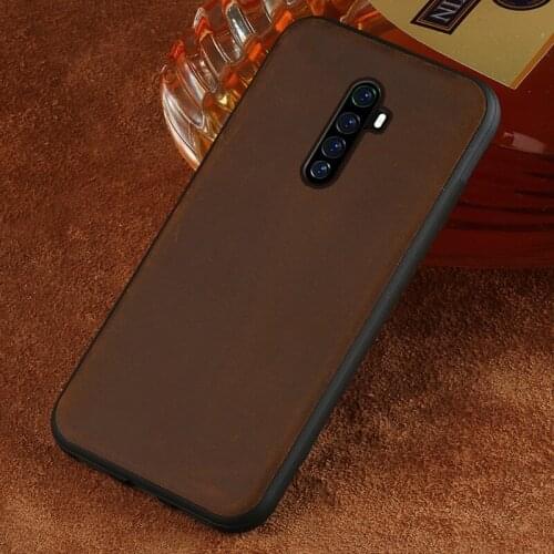 Genuine PULL-UP Leather Case for Realme X2 Pro C3 XT X7 X50 Pro 5 7 6 Pro Cover For OPPO A5 A9 2020 Reno Ace 4 2 3 Z Find X2 Pro