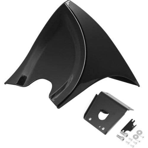 Black Chin Lower Front Spoiler Air Dam Fairing Cover Fit For Harley Sportster 48 883 1200 2004-2018