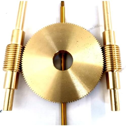 059 Worm Gear 120 Teeth 0.4M 120T 12MM hole diameter Gear 1:120 Brass Decelerating turbine worm gear