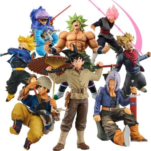 DRAGON BALL BWFC Son Goku Vegeta IV Trunks Android 17 Trunks Cell Zamasu Cheeai Action Figure Ornament Model Toys