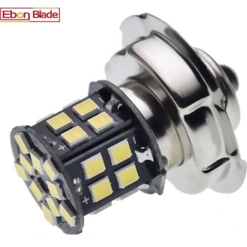 1Pcs Motorcycle Headlight P26S LED Head Light Bulb 2835 30SMD 4.2W 6000K Motor Motorbike Scooter Moped Front Lamp 6V 12V 24V 30V