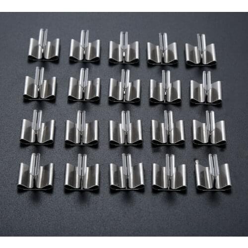 50Pcs Candle Wick Sustainer Tab DIY Candle Wicks Base Stand Clip for Wax Candle Making Support Base Handmade Making Supplies