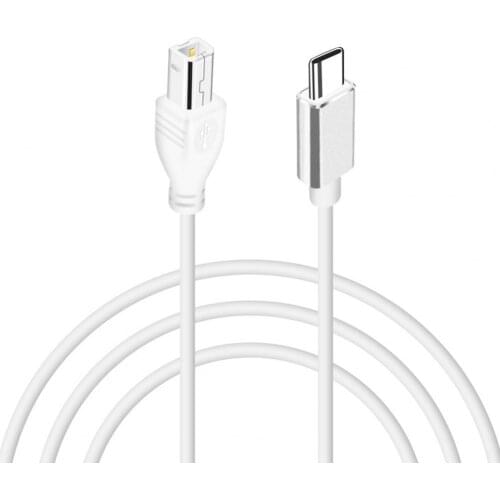 1M/2M/3M USB C to USB B 2.0 Printer Cable Braided Printer Scanner Cord for Epson MacBook Pro HP Canon Brother Samsung Printer