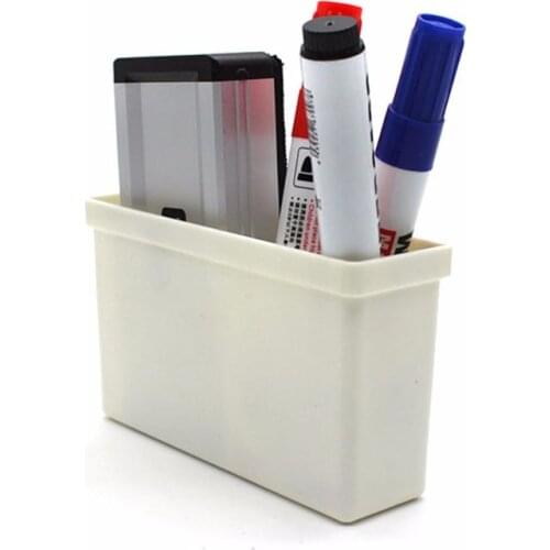 Magnetic Whiteboard Markers Pencil Pen Holder Organizer Storage Box Container