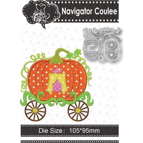 Metal cutting mold princess pumpkin carriage graffiti scrapbook crafts stamps and stamping paper card making new arrival in 2021