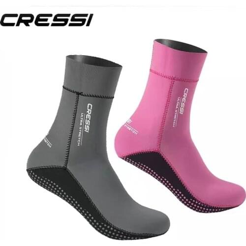 Cressi 1.5mm Ultra Stretch Neoprene Diving Socks Snorkeling swimming scuba diving socks for Adults