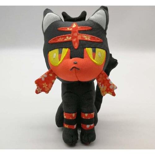 NEW PC Litten 8" Stuffed Animal fire cat Plush toy