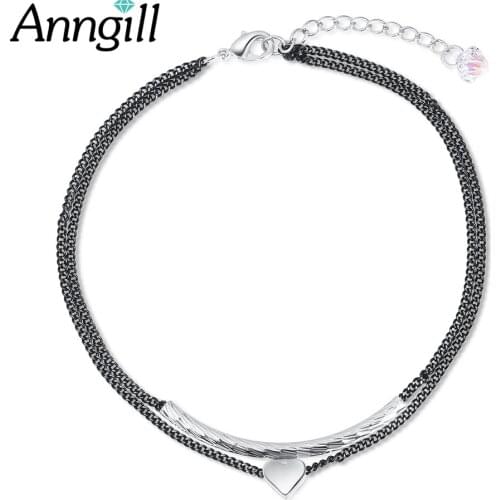 Heart Female Anklets Crystal From Swarovski Sandals Foot Jewelry Leg New Anklets On Foot Ankle Bracelets For Women Leg Chain