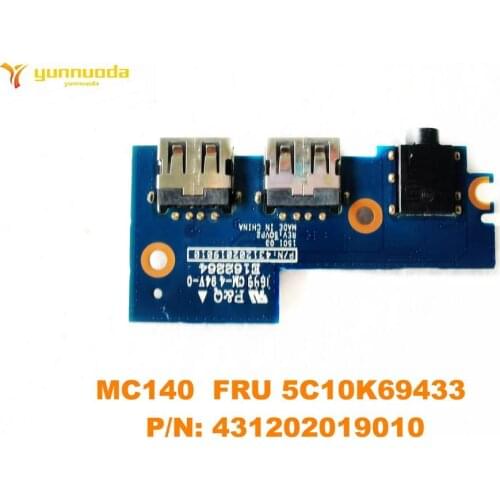 Original for Lenovo MC140 USB board Audio board MC140 USB PN 431202019010 FRU 5C10K69433 tested good free shipping