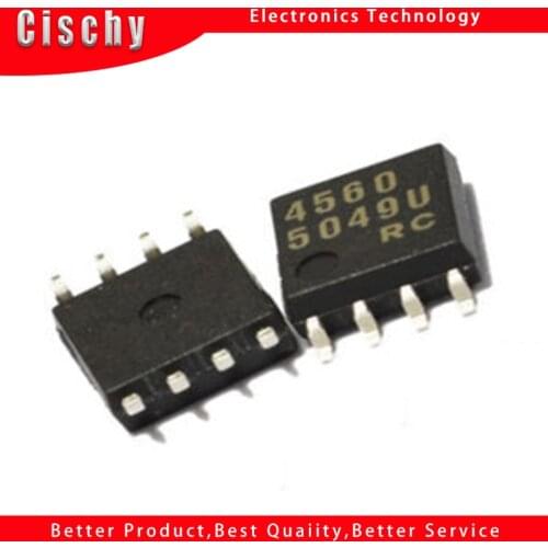 10PCS NJM4560M 4560 SOP-8 NJM4560 SOP 4560M 4560 SOP8 Dual Operational Amplifier original authentic