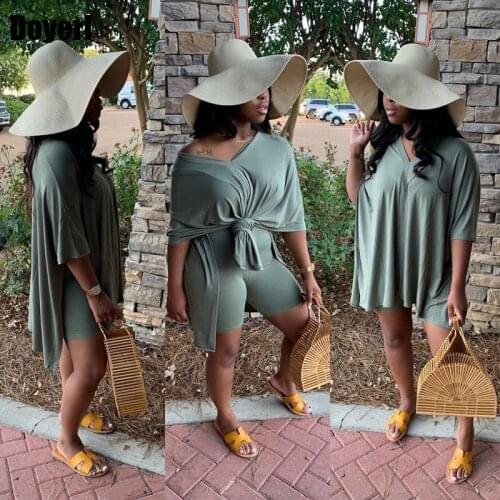 Casual Two Peice Set for Women Summer Biker Shorts Set Plus Size Oversize T Shirt Beach 2 Piece Lounge Wear Women Sets Clothes