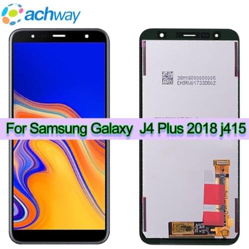 Tested Adjust LCD For SAMSUNG J4 Plus J415F LCD J4 Plus LCD Screen for Samsung J4 Plus 2018 LCD Screen Touch Digitizer Assembly