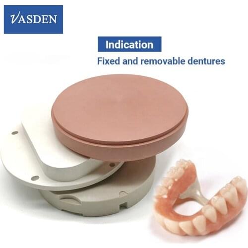 Pink PEEK Block 98x12/14/16/18/20/22/25mm Dental CAD CAM PEEK For Dental Implant Denture Framework Crown Bridge