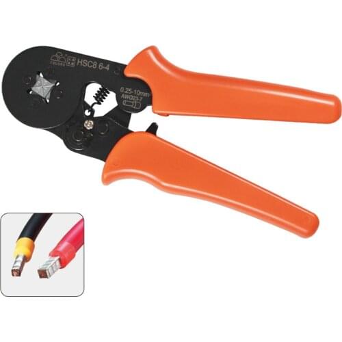 1 piece HSC8 6-4 Self-Adjustable Crimping Plier 0.25-10mm2 Terminals Multi Tools