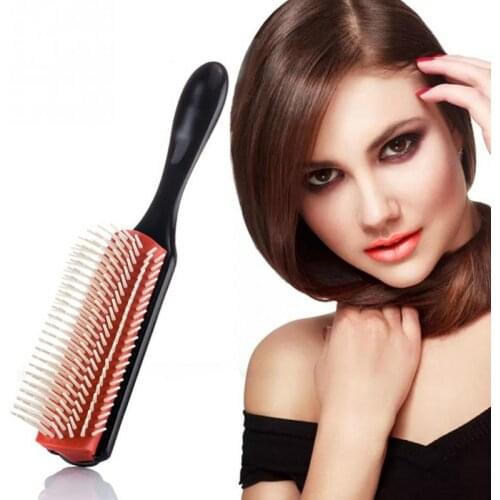 Hair Styling Brush Wheat Straw Detangle Hairbrush Salon Hairdressing Straight Curly Hair Comb Tangle Hair Massager Styling Brush