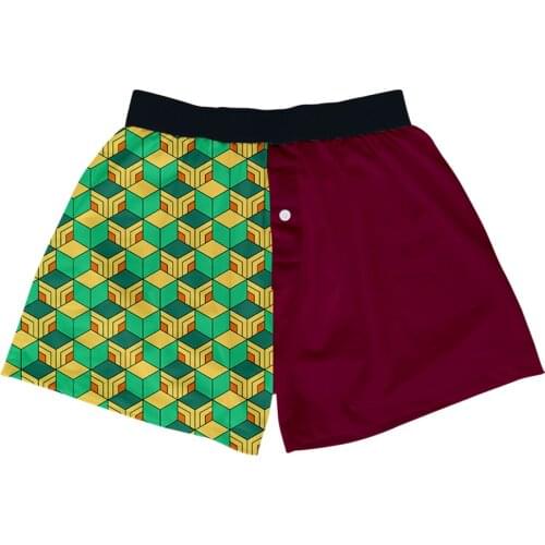 Fashion Demon Slayer Kimetsu No Yaiba 3D Panties Mens Underwear Boxers Breathable Man Boxer Underpants Comfortable Shorts