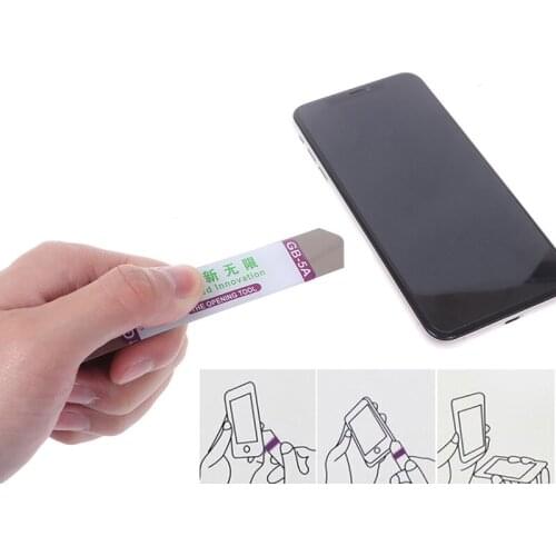 2/5Pcs Metal Flat Spudger Open Repair Tool Kit Soft Blade Pry Bar For Mobile Phone Electronic Broken Screen Glue Removal