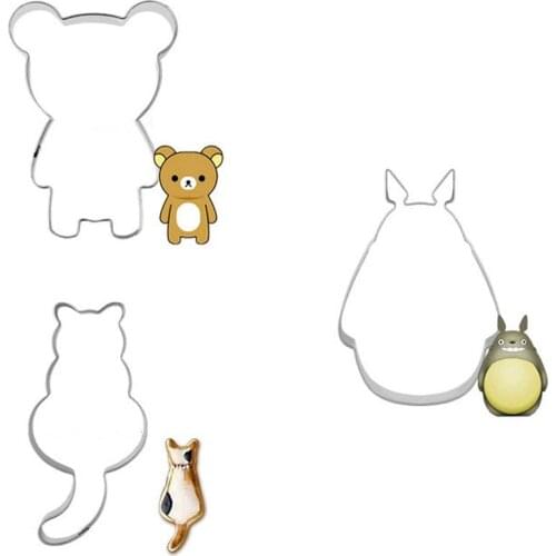 3pc Childrens day Dough Knife Decoration Cake Pastry Moulds Chef Tool Cake Biscuit Cookie Mould Cutting Cooking Birthday Baking