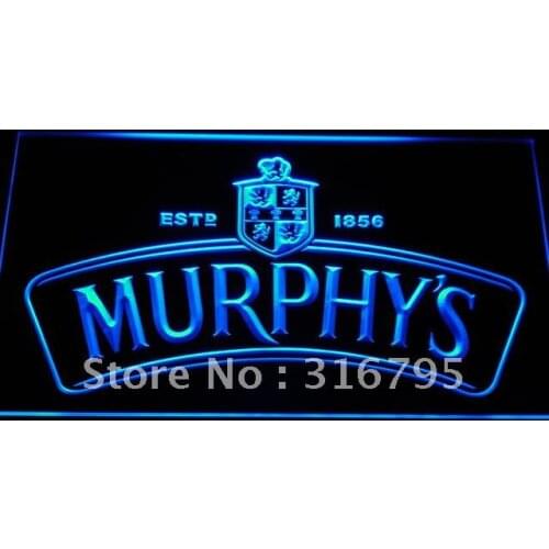 A174 Murphys Beer Bar Pub Logo NEW LED Neon Light Signs with On/Off Switch 20+ Colors 5 Sizes to choose