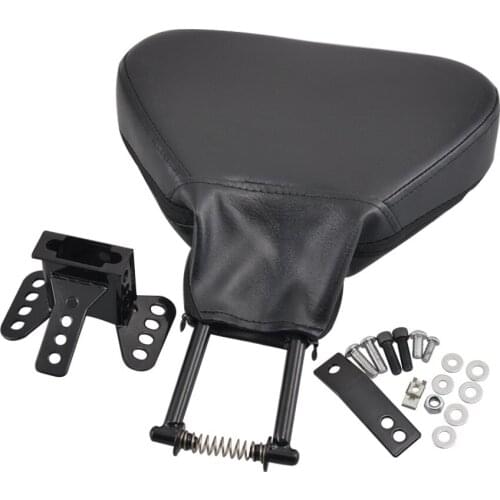 Motorcycle Accessories Adjustable Rider Driver Backrest For Harley Touring Road King Street Road Glide 88-08 Black Leather