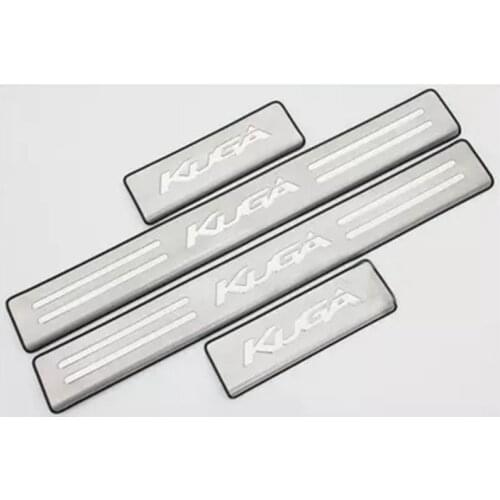 Car accessories Stainless Steel Side Door Scuff Plate Door Sill Trim Fit For Ford Kuga Escape 2012 2013 2014 2015 2016 2017