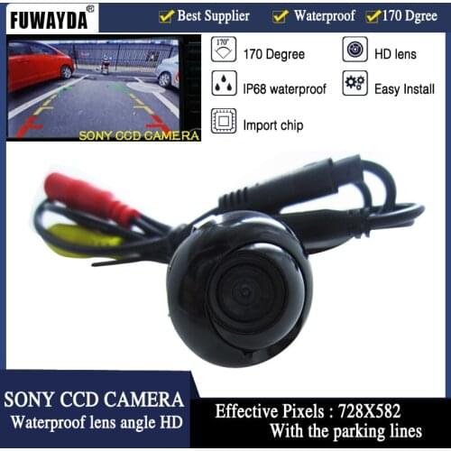 FUWAYDA Free Shipping !!! HD CCD Chip Sensor 360 Degree Rear Reverse /Front/ Side View Car Vehicle SUV MPV Camera Universal HD