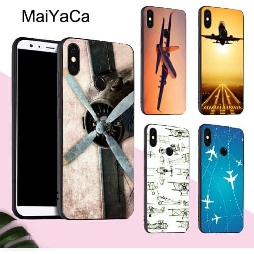 MaiYaCa Take Off Airplane Case For POCO X3 F2 Pro Case For Redmi Note 8 Pro 8T 7 9 9S 9A 9C For Mi Note 10 Lite A3