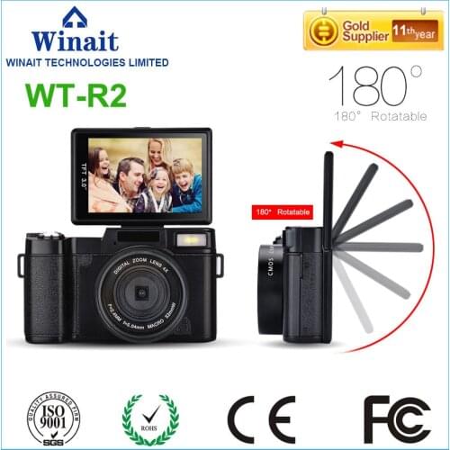 Full HD 1080P Digital Camera WT-R2 24MP 8.0MP CMOS Image Sensor Digital SLR Camera 3.0" LCD Display EIS HDV Digital Camcorder
